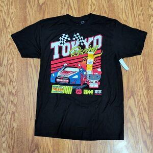 New Hello Kitty Tokyo Racing Men's Black T-Shirt Large (42-44)